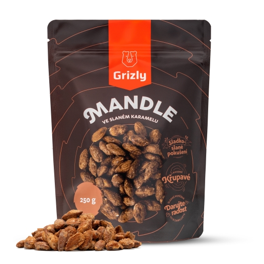 Mandle ve slaném karamelu
