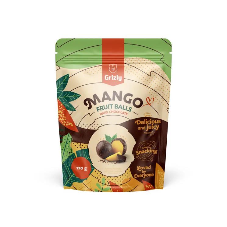 Mango kuličky v hořké čokoládě