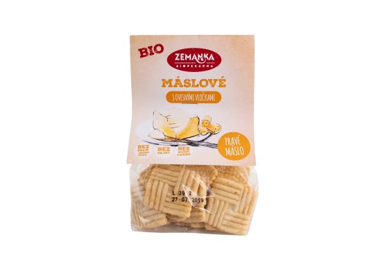 Maslové sušienky s ovsenými vločkami BIO