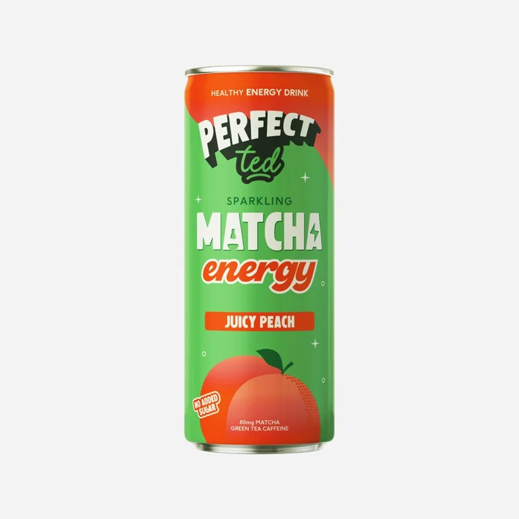 Matcha energy broskev
