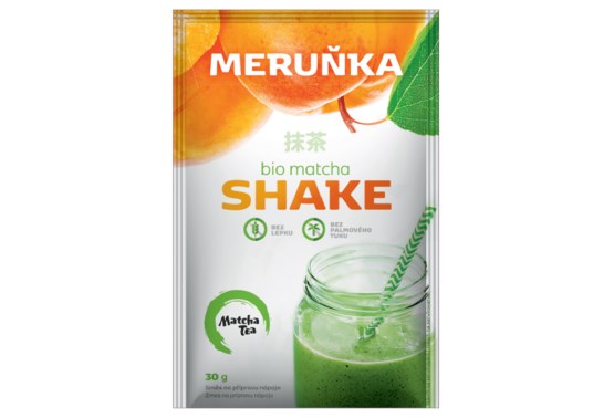 Matcha shake meruňka