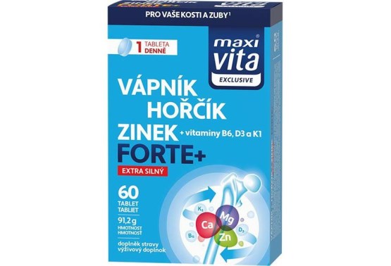 Maxi Vita Exclusive Vápník–hořčík–zinek forte+