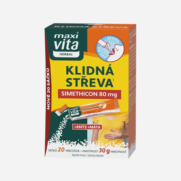 Maxi Vita Herbal Klidná střeva - 20 sáčků