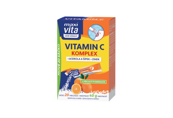 Maxi Vita Vitamin C komplex + acerola + šípek + zinek