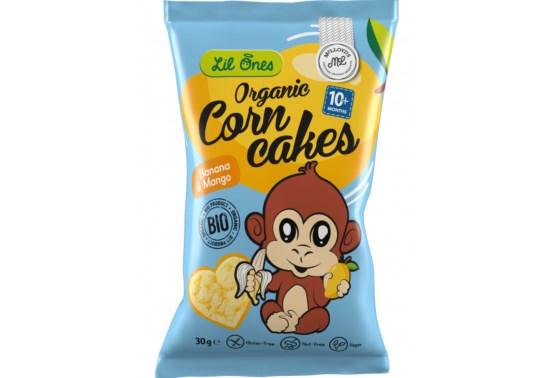 McLloyds Lil Ones kukuřičný snack banán a mango BIO