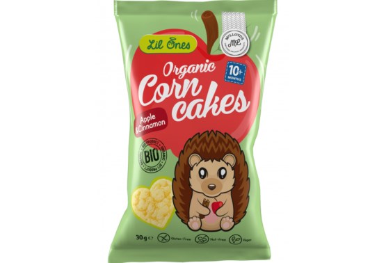 McLloyds Lil Ones kukuřičný snack jablko a skořice BIO