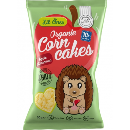 McLloyds Lil Ones kukuřičný snack jablko a skořice BIO