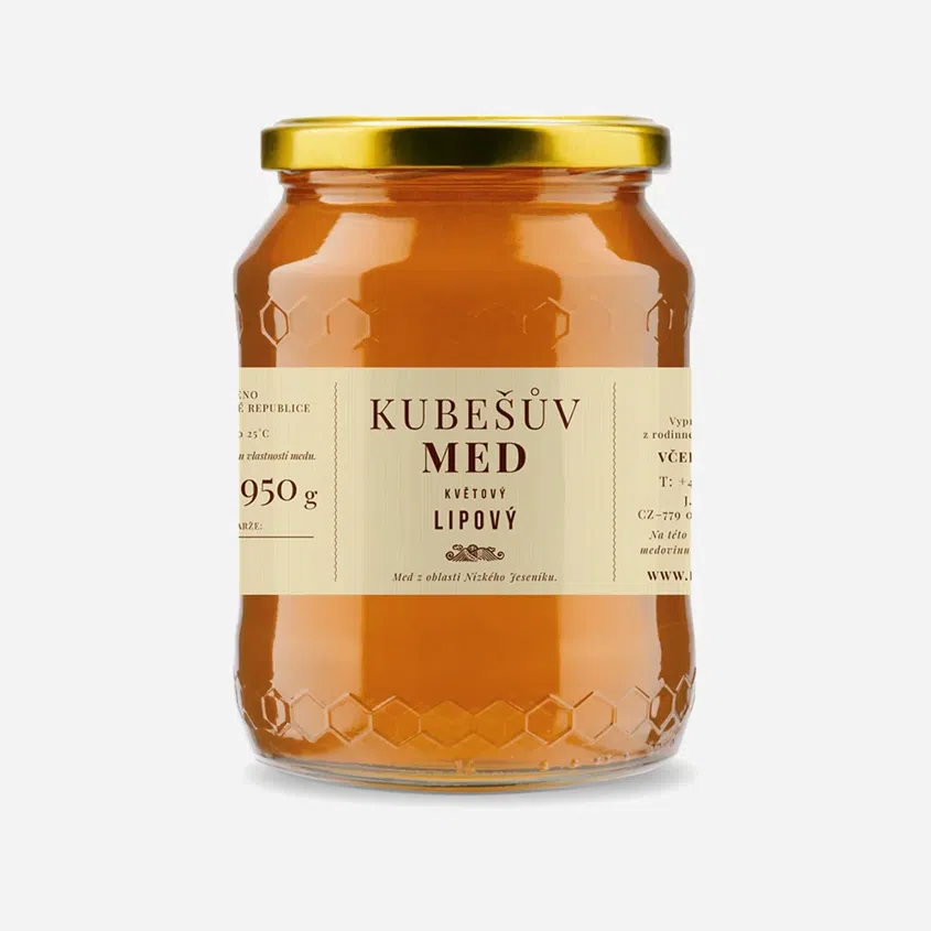 Med květový lesní s lípou