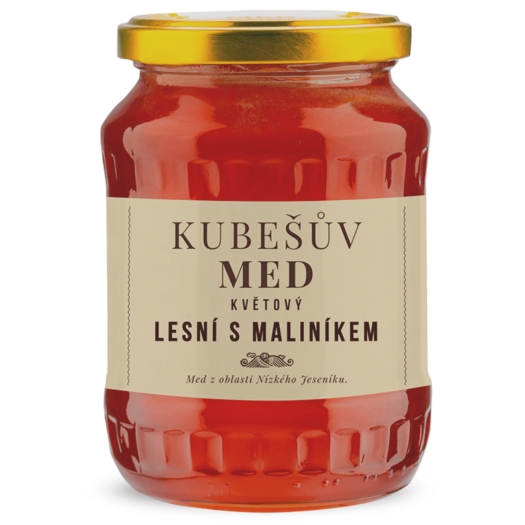 Med květový lesní s maliníkem