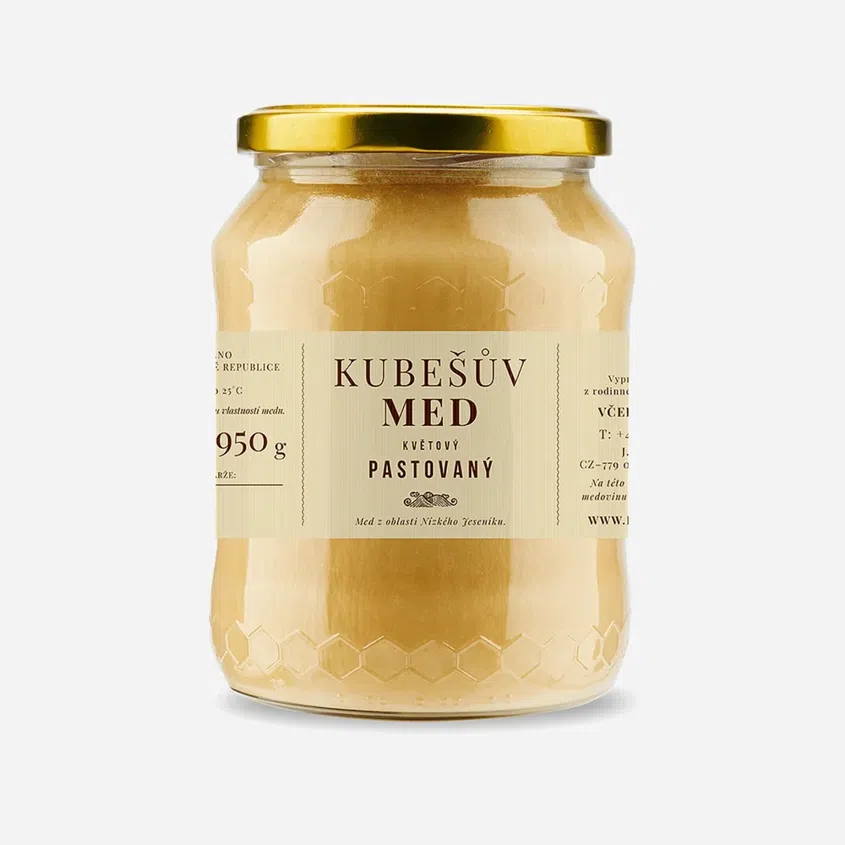 Med květový - pastovaný (šlehaný)