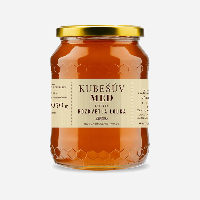 Med květový rozkvetlá louka