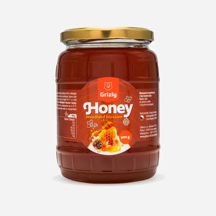 Med včelí květový smíšený lesní český