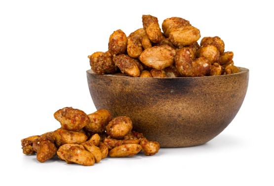 Medové arašídy a kešu s chilli