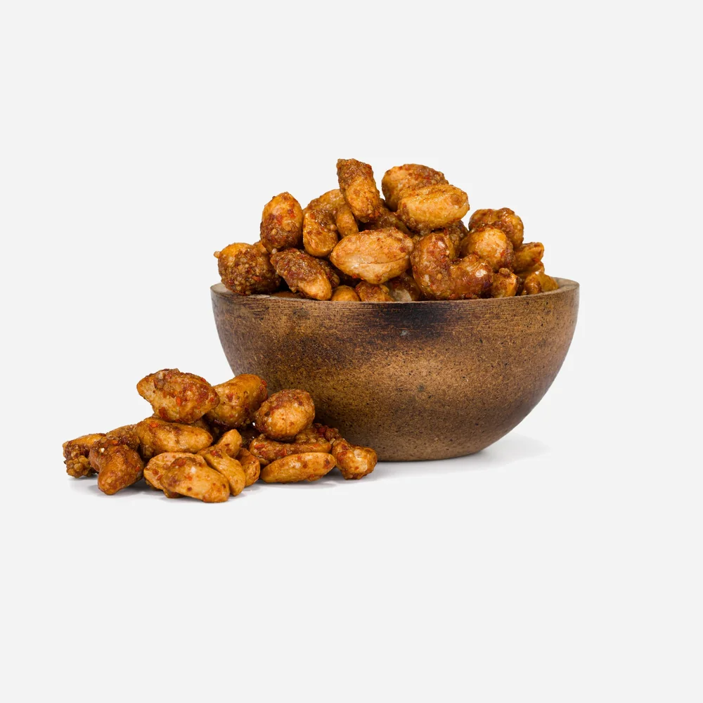 Medové arašídy a kešu s chilli