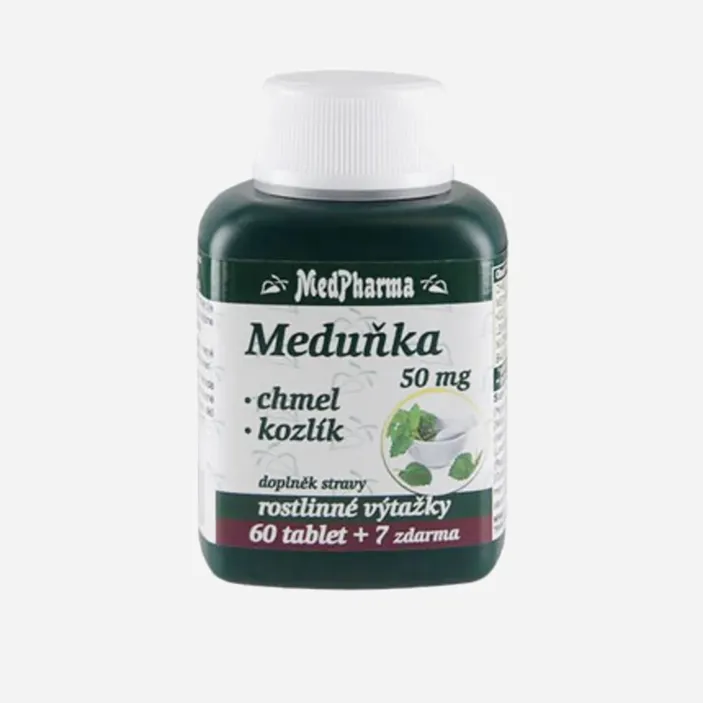 Meduňka, chmel a kozlík