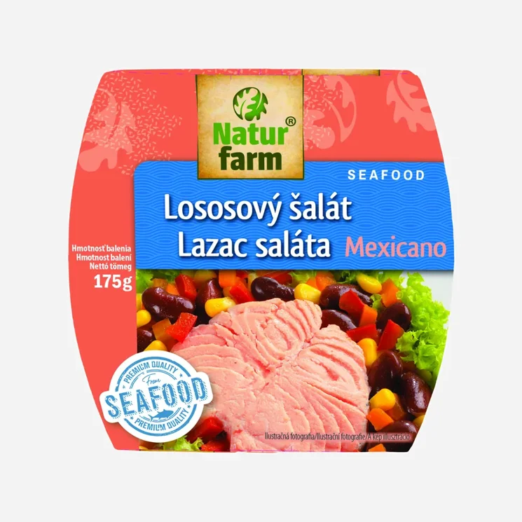 Mexický lososový salát