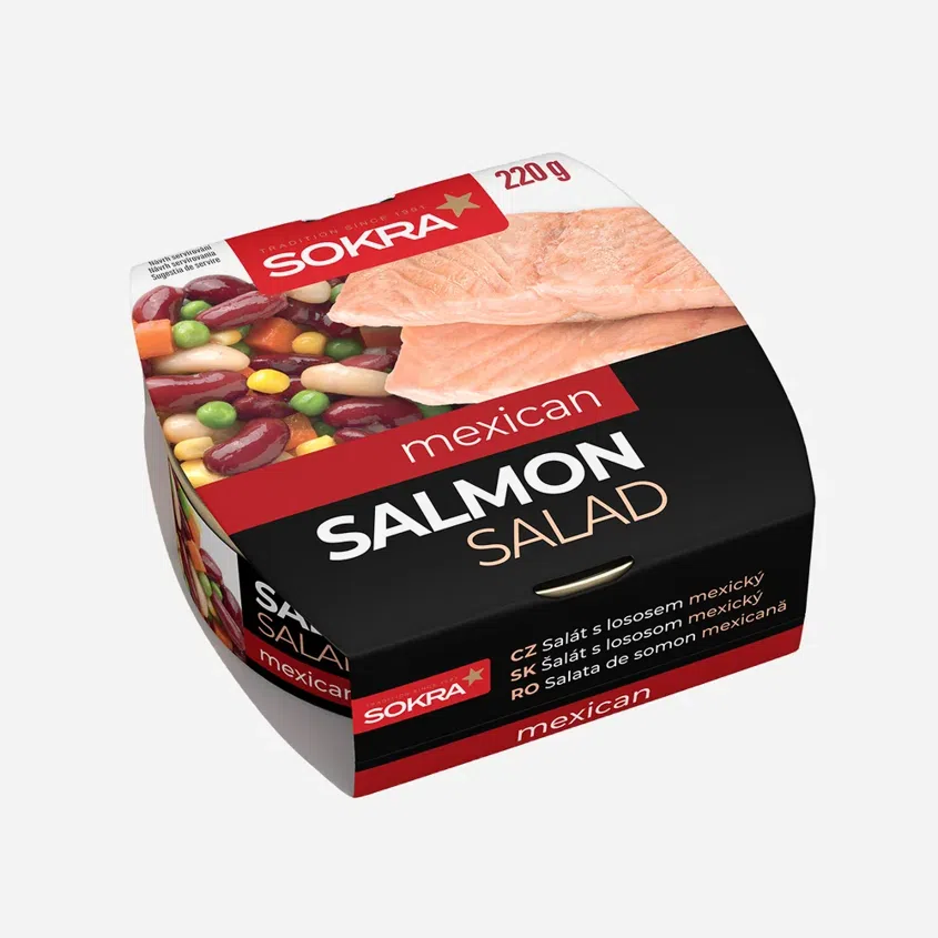 Mexický salát s lososem