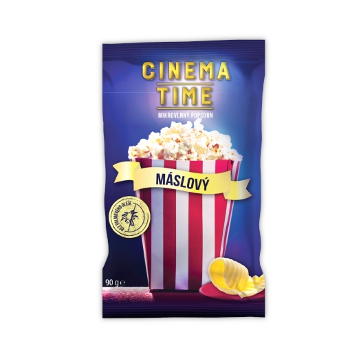 Mikrovlnný popcorn máslový