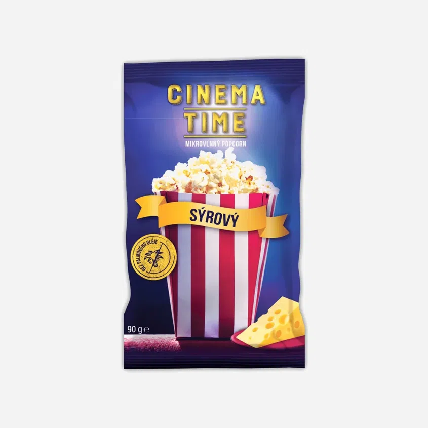 Mikrovlnný popcorn sýrový