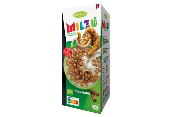 Milzu Cereální kuličky se skořicí BIO