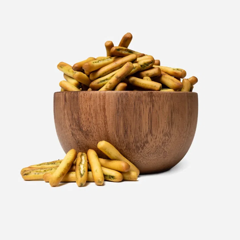 Mini Grissini bazalka a česnek