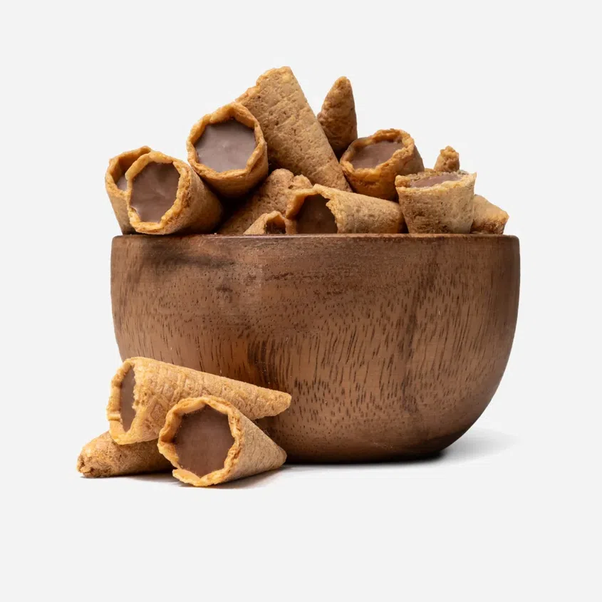 Mini kornoutky s hořkou čokoládou