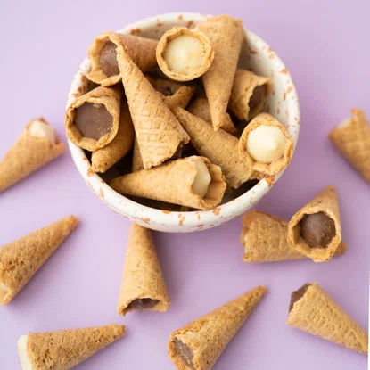 Mini kornútky lieskovoorieškové