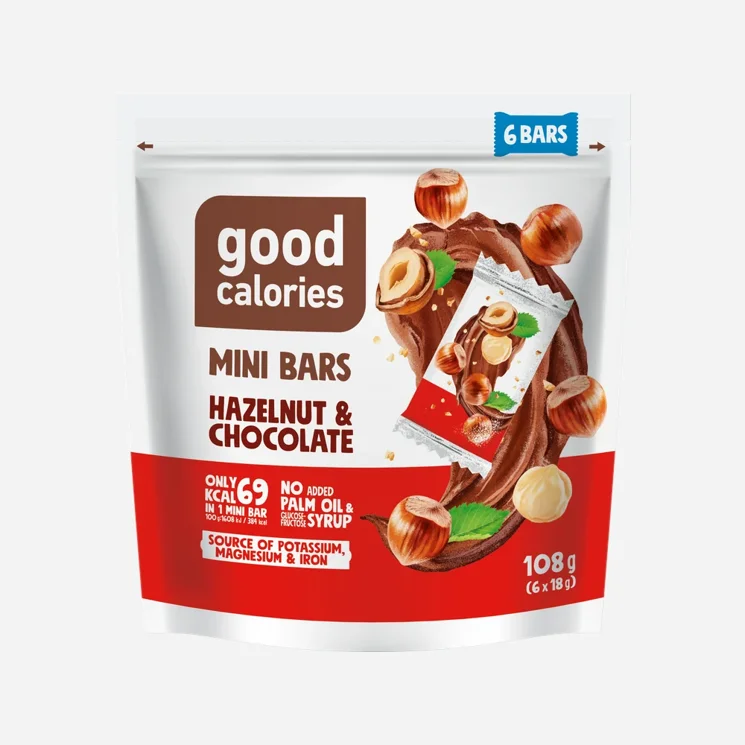 Mini kostky lískové oříšky & čokoláda