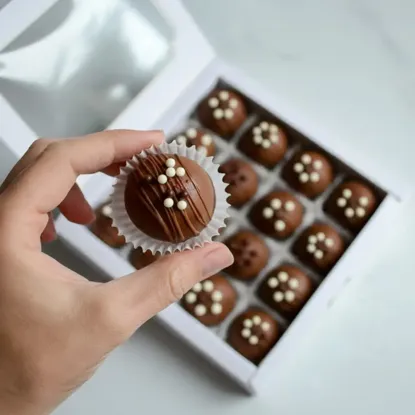 Mini křupavé čokoládové kuličky