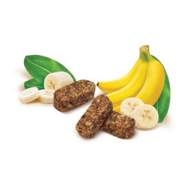 Mini müsli tyčinky s banány bez lepku