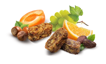 Mini müsli tyčinky s kakaovými boby a pomerančem bez lepku