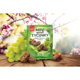 Mini müsli tyčinky s oříšky bez lepku