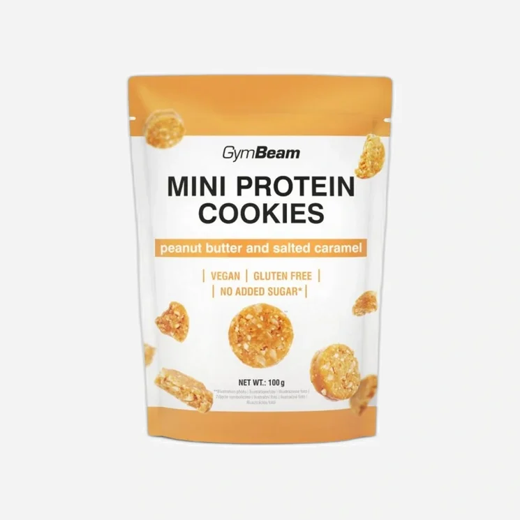 Mini Protein Cookies arašídové máslo a slaný karamel