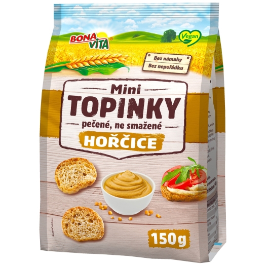 Mini topinky hořčice