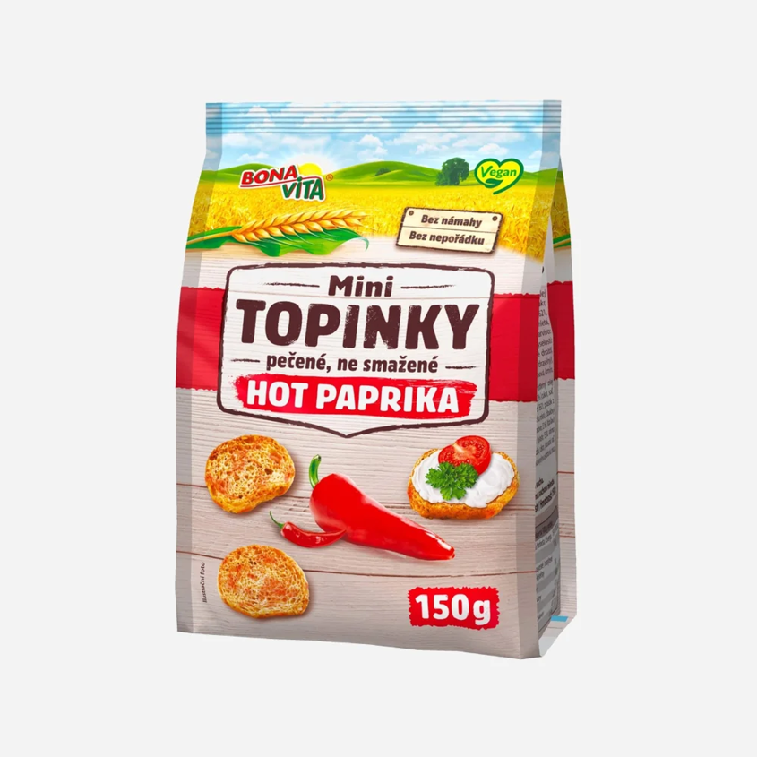 MINI topinky paprika
