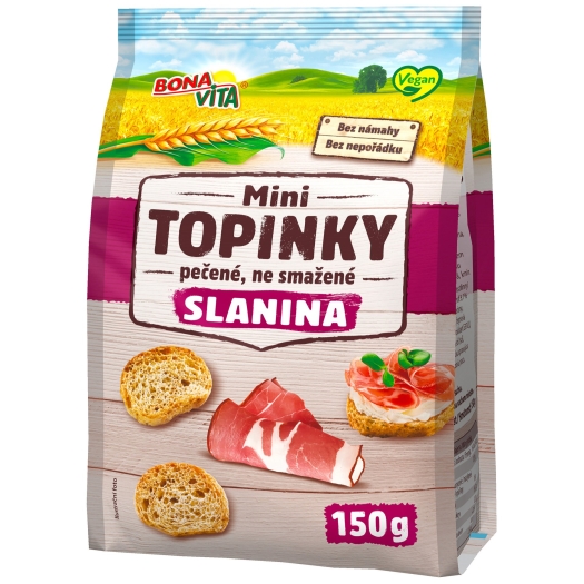Mini topinky slanina