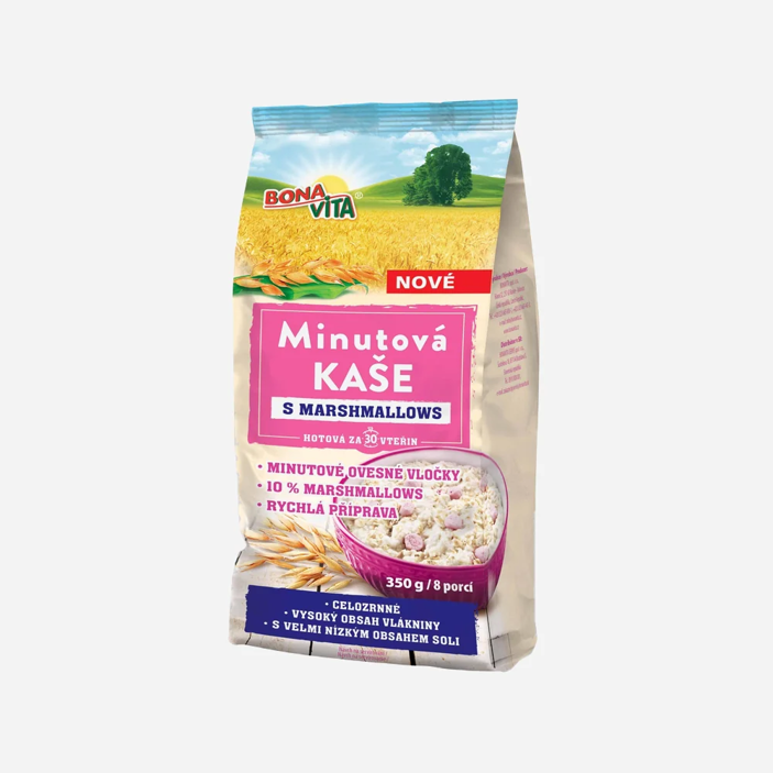 Minutová kaše s marshmallows