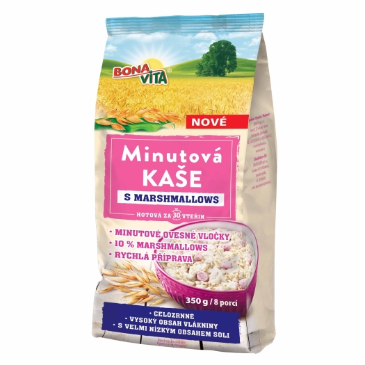 Minutová kaše s marshmallows