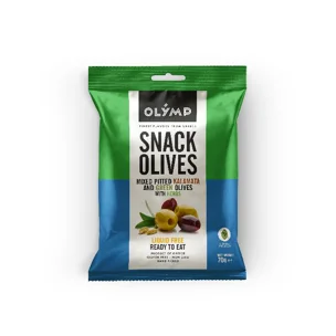 Mix Kalamata tmavé a zelené olivy bez pecky s bylinkami