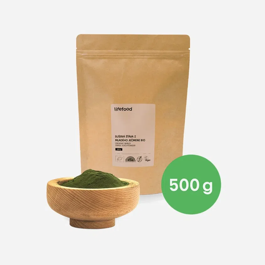 Mladý ječmen – sušená šťáva BIO