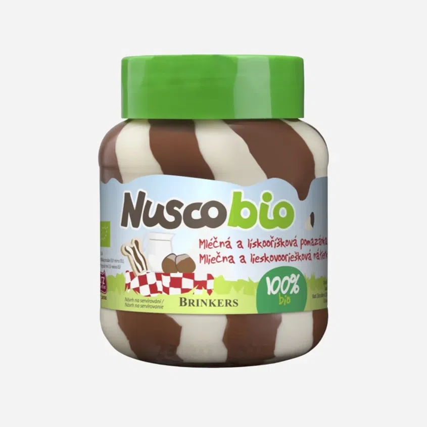 Mléčná & Liskooříšková pomazánka duo BIO