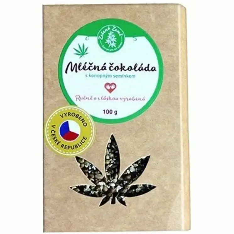 Mléčná čokoláda s konopným semínkem - expirace