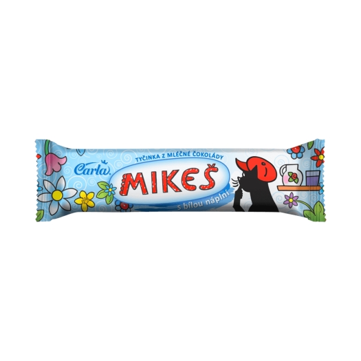 Mléčná tyčinka s bílou náplní MIKEŠ