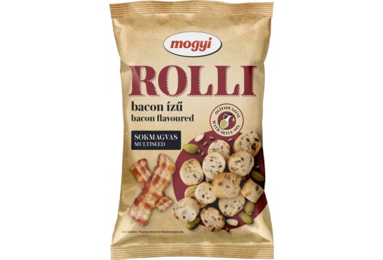 Mogyi Rolli - vícezrnné chlebové krekry s příchutí slaniny 65g