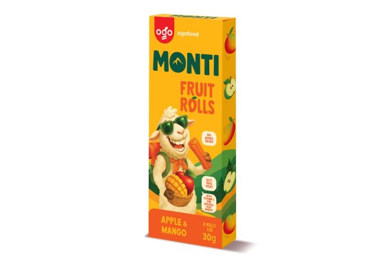Monti ovocná trubička jablko a mango