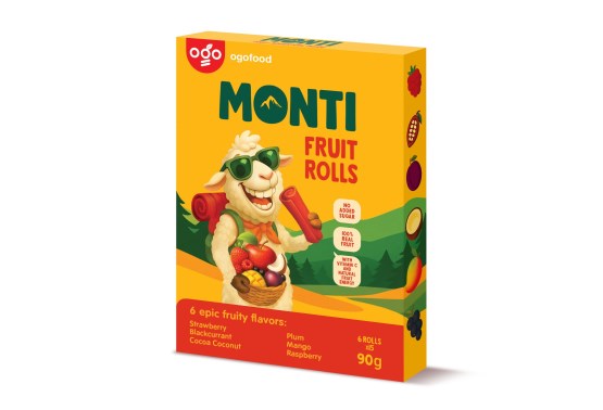 Monti ovocná trubička  mix