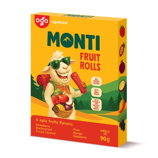 Monti ovocná trubička  mix