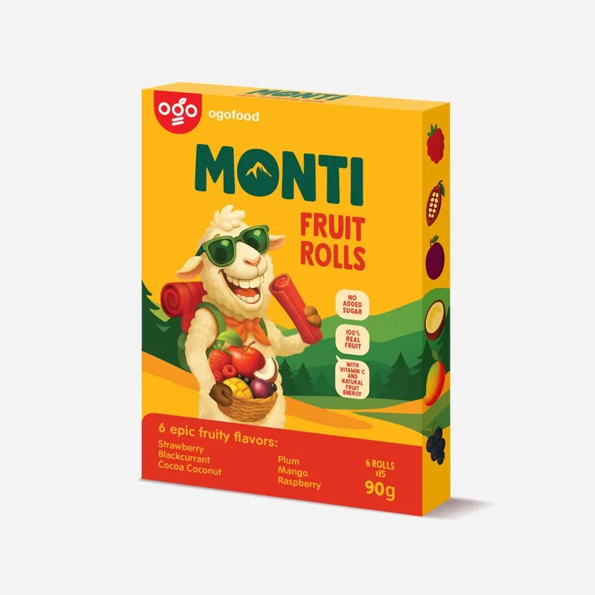 Monti ovocná trubička  mix