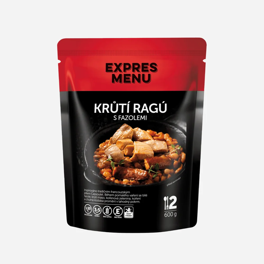 Morčacie ragú s fazuľou