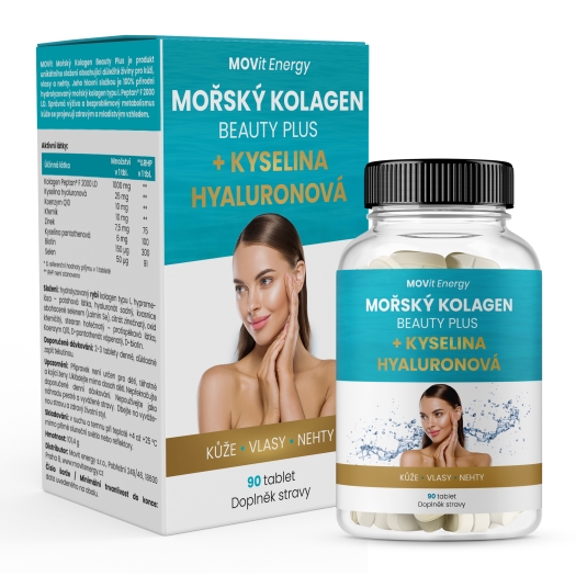 Mořský kolagen Beauty Plus a kyselina hyaluronová